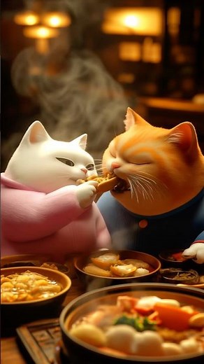 When AI Cats Enter the Spirited Away World..😱🐱 | Part 1 #cat #cutecat #catstory #ai #aiart