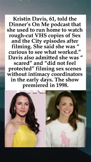 Kristin Davis on Sex and the City: “I’d Run Home to Watch the VHS” #KristinDavis #SexAndTheCity #VHS