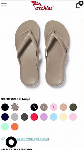 How to find the perfect size of your Archies Arch Support Flip Flops