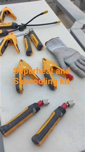 Superheat and Subcooling kit #hvac