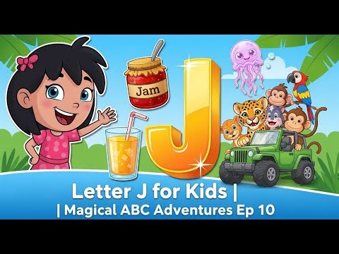 Learn the letter J | let's go to the letter J Adventure and learn the J things | Fun | Fun Learning