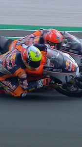 Malaysia stand up 🇲🇾 A cheeky move up the inside from Hakim Danish 🔥 #RedBullRookiesCup #RoadToMotoGP #FrenchGP #Motorcycle #Racing | Red Bull MotoGP Rookies Cup