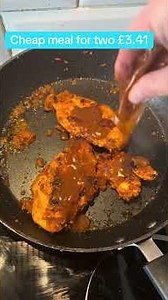 Chicken dinner on a budget. How to make a meal from reduced priced food. #budgetmeals