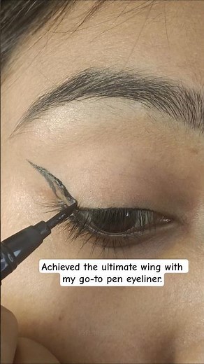 liquid eyeliner tutorial for beginners✨ #makeup #beauty #fyp #youtubeshorts #shorts #shortvideo #new