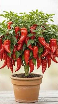 This Chili Pepper Pot Trick Produces Endless Harvests #fruit #live #scoville #chilipepper #garden