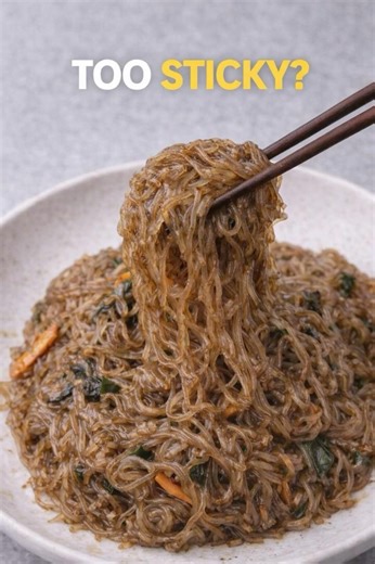 Stop making STICKY Japchae (Fix this)