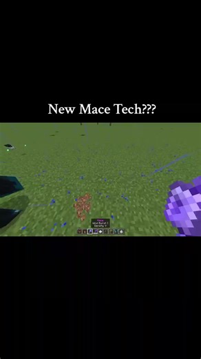 New mace tech #mace #minecraft #fyp | minecraft