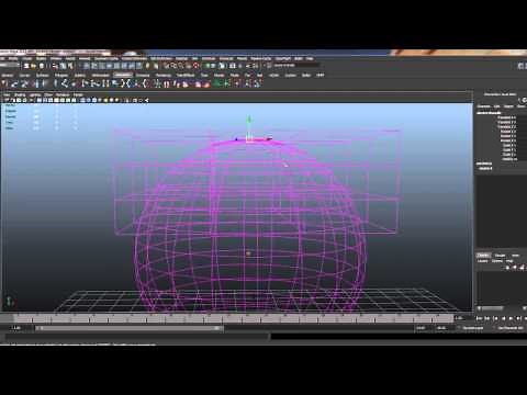 Rigging with Lattices and clusters in Maya