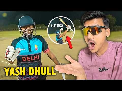 Class batting by Yash Dhull 🔥| Phantoms VS Shampy XI | K18 Cricket Vlog 🏏