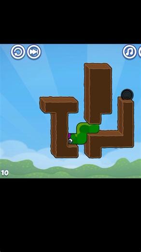 Snake Worm Apple Level 10