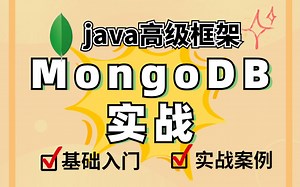 【java项目】MongoDB实战项目，快速入门到精通，用语言撩到自己女神！