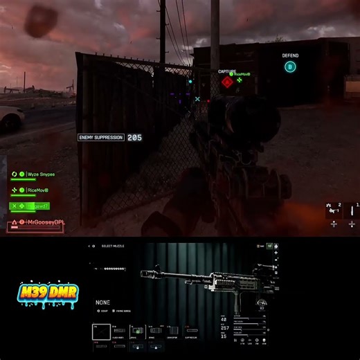 M39 DMR loadout. good for control and precision #battlefielddominicano #fps