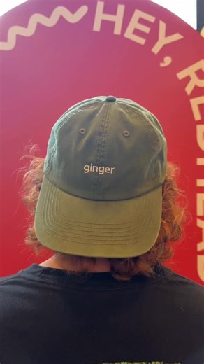 How to be a Redhead® on Instagram: "Effortless, comfy, and designed for every shade of red hair 🧢 Shop the Ginger Baseball Cap—made to complement your shade of red 👩‍🦰👨‍🦰"
