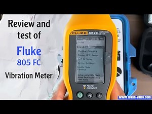 Review of Fluke 805 FC Vibro meter