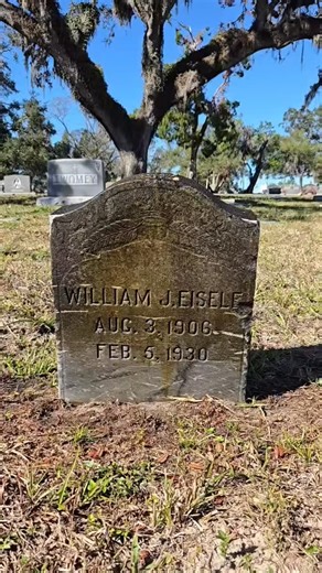 The Good Cemeterian on Instagram: "Today's beautiful, albeit modest start to finish timelapse monument restoration video honors Tampa, Florida born, son, brother, and a young carpenter by the name of William James Eisele who at just 23 years old lost his life from a confluence of maladies on February 5th, 1930. #Headstonecleaning #Family #Beautiful #History #Florida"