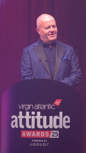 Attitude publisher, Darren Styles, takes to the stage to welcome all our fabulous guests to this year’s Virgin Atlantic Attitude Awards 2025, powered by Jaguar ✨ #attitudeawards | Attitude Magazine | Facebook