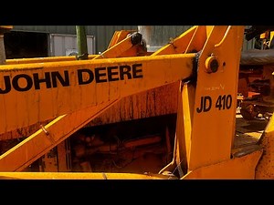 John Deere Part 2 jd410 backhoe pressure control valve leak fix.