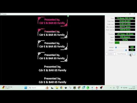 RD works operation | laser cutting | Marathi