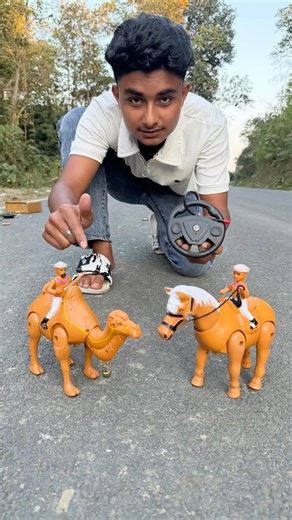 Rc Camel Vs remote control horse unboxing tending 😱