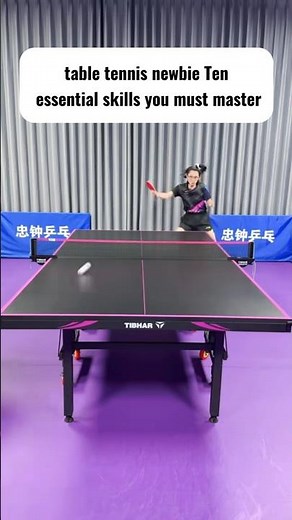 10 Essential Skills for Table Tennis Beginners #tabletennis #instructions #pingpongtips