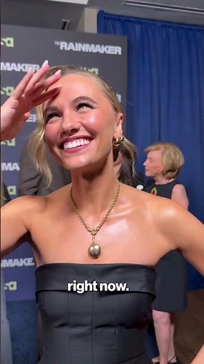 PJ Byrne Hilariously Crashes Madison Iseman's 'The Rainmaker' Red Carpet Interview #shorts