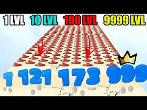 NumberRun - Gameplay Walkthrough - Max Levels (iOS,Android)