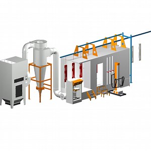 [Hot Item] Stainless Steel Powder Coating Spray Booth with Best Price