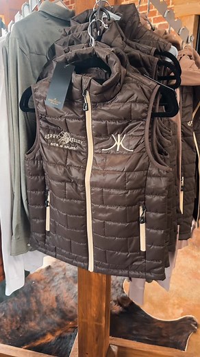 2.7K views · 232 reactions | Those temps are dropping and so are we! New line of vests has officially #dropped. The perfect gift or snag one for yourself!  #KerryKelleyBitsSpurs #KKBS | Kerry Kelley Bits & Spurs | Facebook