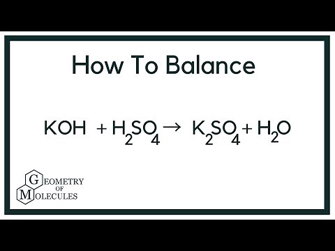 Balance KOH + H2SO4 = K2SO4 + H2O (Potassium Hydroxide and Sulfuric Acid)