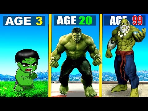 Surviving 99 YEARS As HULK in GTA 5 (GTA 5 MODS)