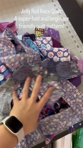 💜 From a pile of purple scraps to a finished quilt full of love! This Jelly Roll Race quilt came together so quickly — it’s one of my favorite beginner-friendly, fast, and fun projects. I’m donating this one to Foster Love, an incredible organization that supports foster kids and families in Pittsburgh, PA. 💕 Every stitch is made with love and hope. #JellyRollRace #ScrappyQuilt #PurpleQuilt #CharityQuilt #QuiltingForACause #FosterLove #QuiltDonation #QuiltsOfInstagram #QuiltersofInstagram #Qui