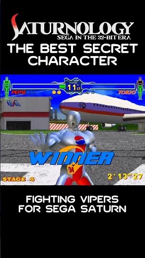 The Pepsiman Fighting Game! Fighting Vipers for Sega Saturn #retrogaming #sega #retro