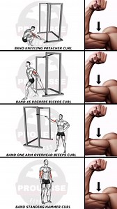 🔥 Resistance Band Biceps Program for Massive Arms 💯#BicepsWorkout #ResistanceBands #HomeWorkout #BiggerArms #StrengthTraining #MuscleGrowth #NoEquipment #FitnessMotivation #ArmDay #prouessefitness | Junior B Divenson Jean