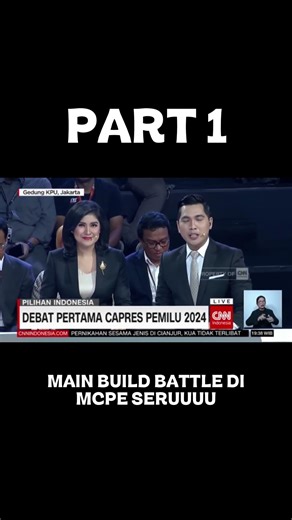 AKU BERJUANG DI BUILD BATTLE MCPE #minecraft #gaming #games #shorts