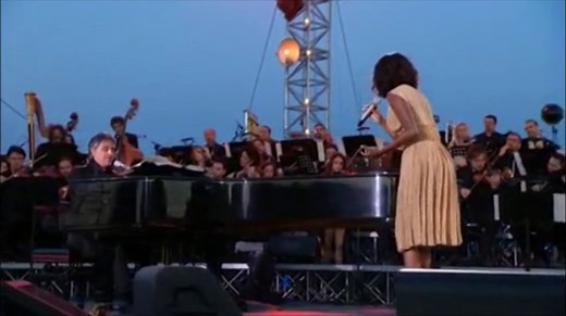 'Vivo Per Lei' performed by Andrea Bocelli and Heather Headley ( English Lyrics written by Geoff Griffith )