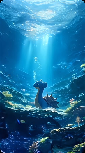 Poke.rares SG | Lapras Artwork patched and animation edit by @poke.rares The Ultra HD (NO Watermarks) of this video wallpaper is also available below!... | Instagram