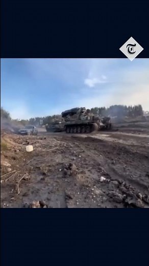 Ukrainian army recover tanks abandoned by fleeing Russian forces