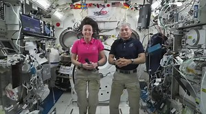 6.8K views · 233 reactions | NASA astronauts Megan McArthur and Mark Vande Hei talk with Space.com's Chelsea Gohd about living and working in space, larger crews, the Russian Nauka module spinning space station and more! Credit: NASA | Space.com | Facebook