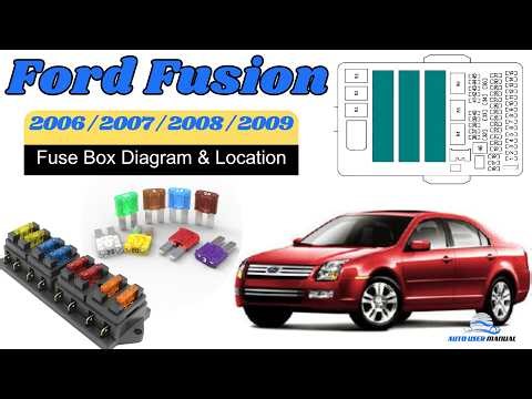 Fuse Box Location & Diagrams: Ford Fusion 2006 / 2007 / 2008 / 2009 Owner's Manual
