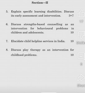 QuestionsExplain specific learning disabilities. Discuss its ... | Filo