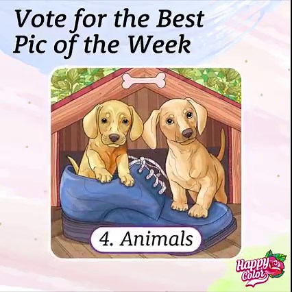 Happy Color fans, how’s your Sunday going? Don’t miss the chance to vote for THE BEST PIC OF THE WEEK!🦋 Take a look at the images and vote for your favorite one in the comments👇 The winning pic will be available for coloring in a new palette! #coloring #happycolor #paintbynumbers #colorbynumberapp | Happy Color - Color by Number