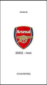 Evolusi Logo Arsenal dari 1886 hingga sekarang #arsenal #football #footballhistory #premierleague