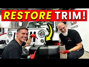How to RESTORE and PROTECT faded trim/plastics!
