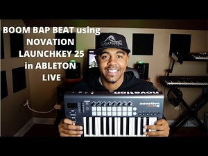 Making A Beat - Novation Launch Key 25 - Ableton Live