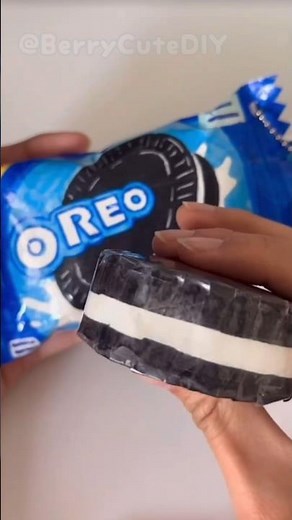 DIY Oreo Paper Squishy 🍪 paper craft #ASMR #blindbag #papercraft #paperdiy #papersquishy