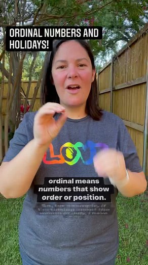 69K views · 2.8K reactions | Learn how to use numbers for order, position, and holidays in ASL! #LearnAslWithMichelle #learnsignlanguage #ASL #signlanguage #holidayweekend | Wierman Study Center | Facebook