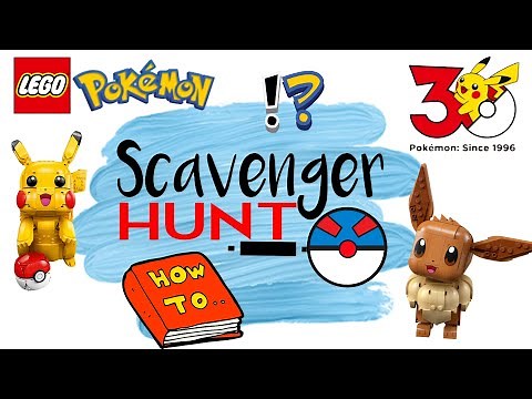 LEGO Pokemon Scavenger Hunt - How to Play and Hidden Code Details