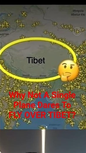 Why Not A Single Plane Dares To FLY OVER TIBET? #shorts