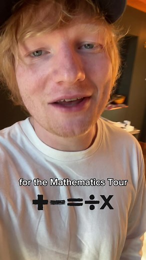 Ed Sheeran Mathematics Tour 2024 Announcement