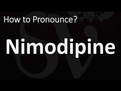 How to Pronounce Nimodipine? (CORRECTLY)